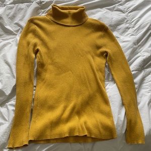 Mustard Turtleneck